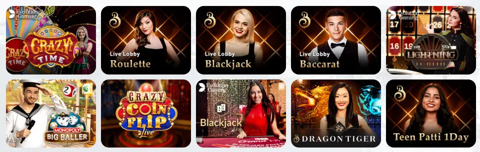 Jeux de casino en direct TORTUGA CASINO